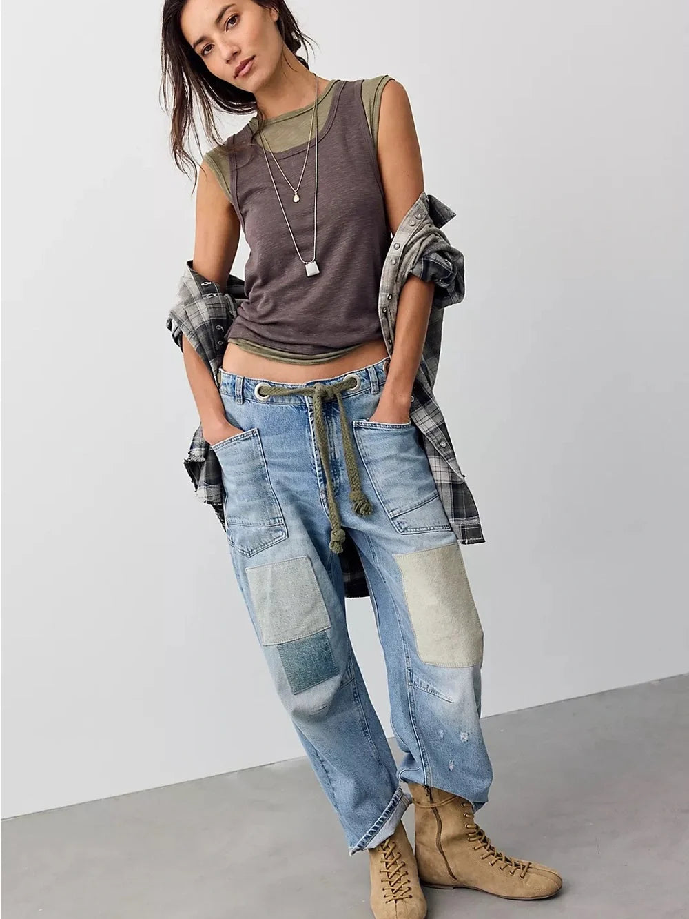 We The Free Moxie Pull-On Barrel Jeans